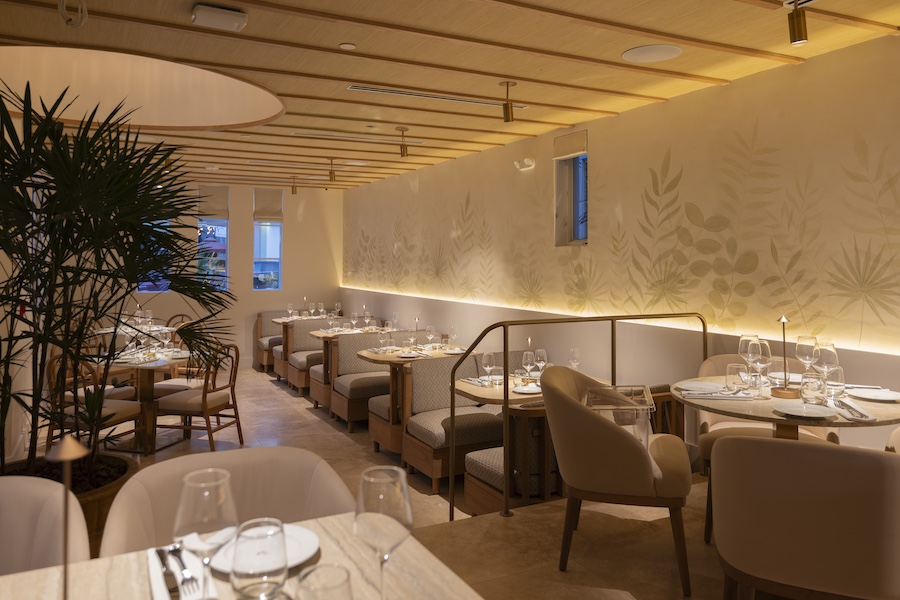 Donatella restaurant miami beach art deco district Mediterranean revival white stucco