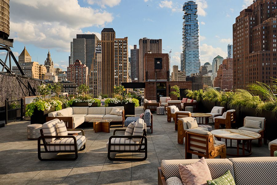 the malin soho rooftop members club