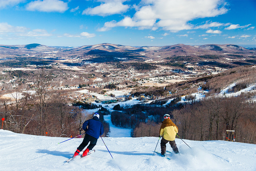 windham mountain upstate new york catskills region skiers